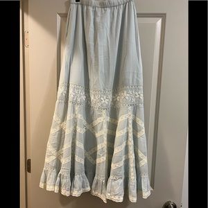 LoveShackFancy Quill MIDI Skirt